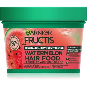 Garnier Fructis Watermelon Hair Food maska pre jemné vlasy bez objemu 390 ml