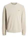 Jack & Jones Plus Mikina 'JJEArchive'  béžová