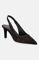 Semišové lodičky Furla Essential Slingback