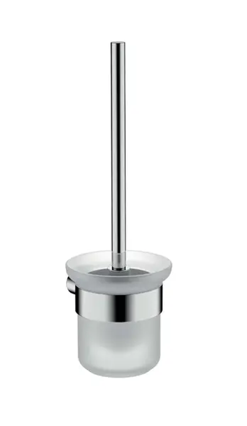 Novaservis Ferro Nostris - WC štětka nástěnná s držákem, matné sklo/chrom ANS14