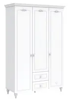 Detská trojdverová šatníková skriňa carmen - biela