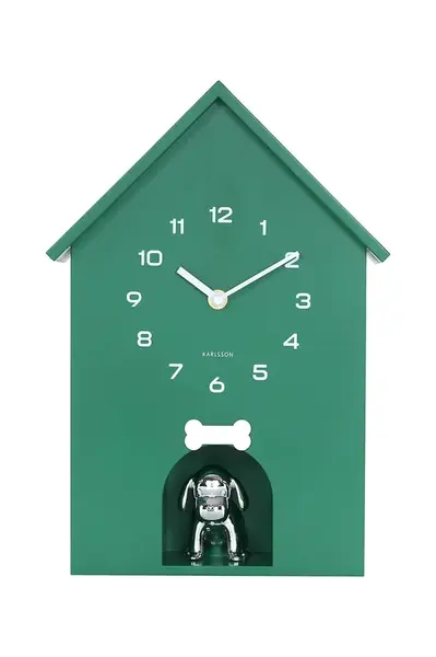 Nástěnné hodiny Karlsson Dog House 36,5 cm