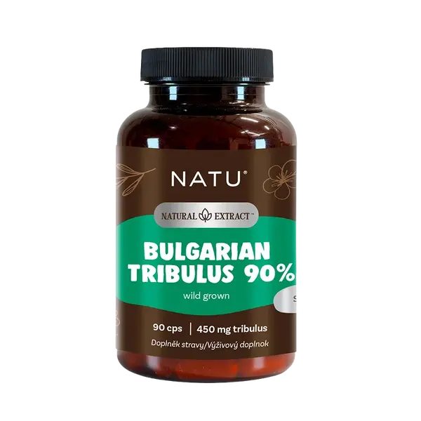 NATU Natural Extract, Bulharský kotvičník (Tribulus) extrakt 90 % saponinů 90 kapslí