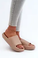 Dámské lehké pantofle na hrubé podrážce