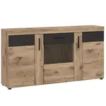 Komoda Grano GRNK02 3D dub viking/pvc dub viking/pvc šedý vesmír