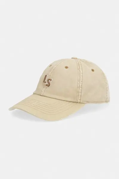 Bavlněná baseballová čepice Levi's LS MONOGRAM