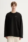 Bavlněné tričko s dlouhým rukávem G-Star Heavy jersey oversized
