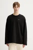 Bavlněné tričko s dlouhým rukávem G-Star Heavy jersey oversized