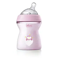 Chicco Láhev kojenecká Natural Feeling 250 ml dívka 2m+