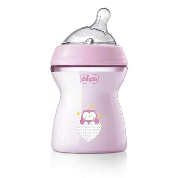 Chicco Láhev kojenecká Natural Feeling 250 ml dívka 2m+