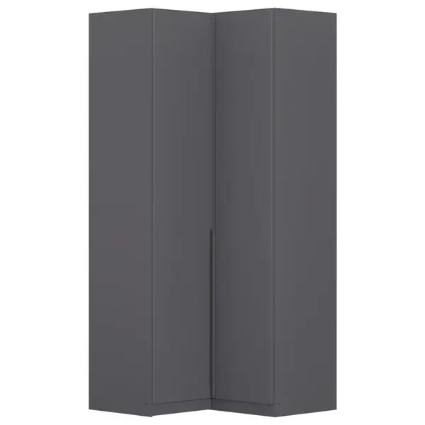 Rauch Möbel ROHOVÁ ŠATNÍ SKŘÍŇ, šedá, 100/229/102 cm