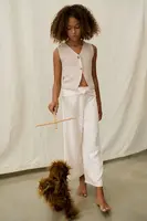 Dětské kalhoty s příměsí lnu Mayoral