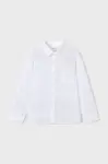 Dětská košile s příměsí lnu Mayoral