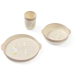 BabyOno Be Active Feeding Set Farmer jídelní set 12m+ 3 ks