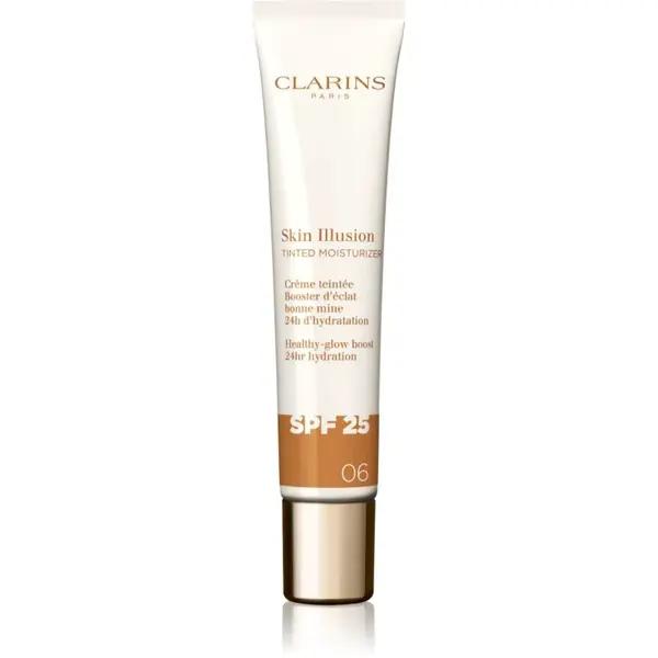 Clarins Skin Illusion Tinted Moisturizer tónovací krém SPF 25 odstín 06 40 ml