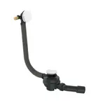 Axor Exafill - Vanová odtoková a přepadová souprava s napouštěním, délka 85 cm, matná bílá 42540700