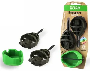 Zfish sada method feeder spider large set 90+100 g + formička