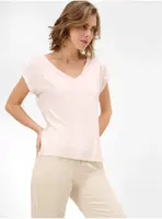 Krémové basic tričko ORSAY