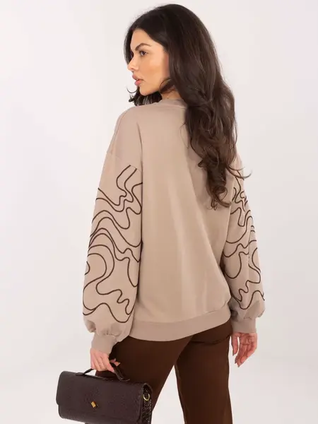 Dámská mikina s potiskem na rukávech