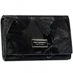 Dámska koženkovo/kožená peňaženka čierna - Peterson Emina