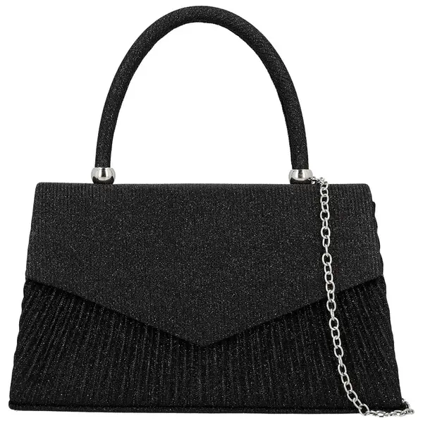 Dámska listová kabelka čierna - Michelle Moon Leela