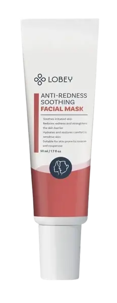 LOBEY Upokojujúca maska na začervenanie pleti 50 ml