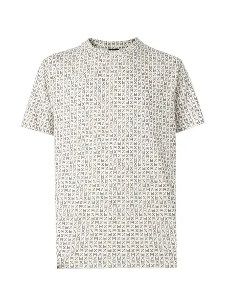 ARMANI EXCHANGE Tričko  krémová / nebielená / sivá