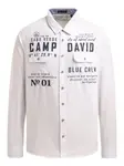 CAMP DAVID Košeľa  námornícka modrá / biela