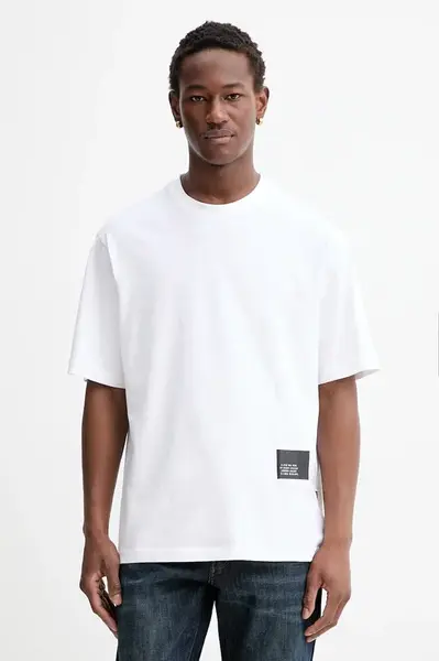 Bavlněné tričko G-Star Badge boxy