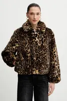 Bunda Levi's hnědá barva, přechodná, oversize, 0050B