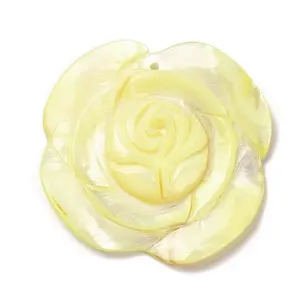 Dyed Natural Shell Carved Pendants