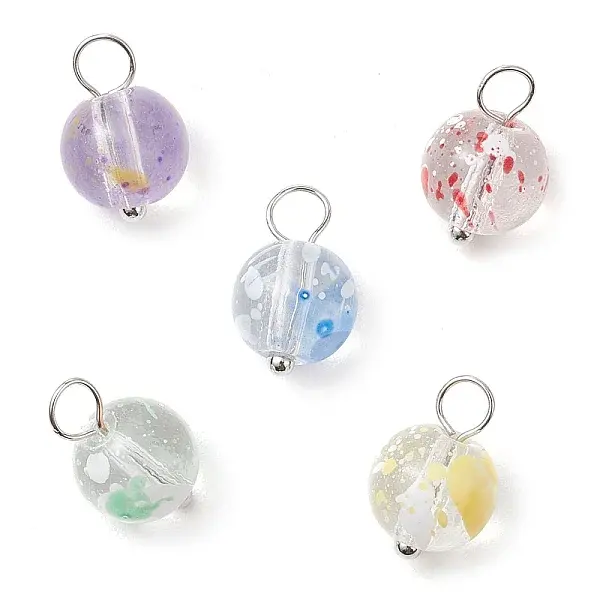 Baking Painted Glass Beads Charms