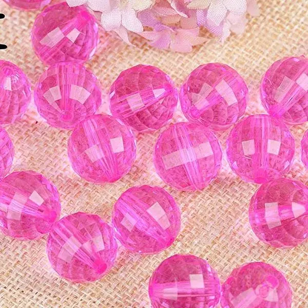 Transparent Acrylic Beads