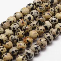 Natural Dalmatian Jasper Beads Strands