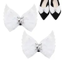 2Pcs Polyester Shoe Buckle Clips