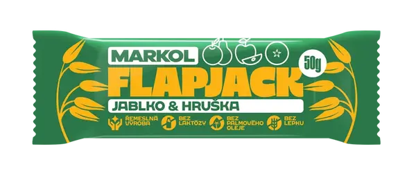 MARKOL Flapjack jablko a hruška 50 g