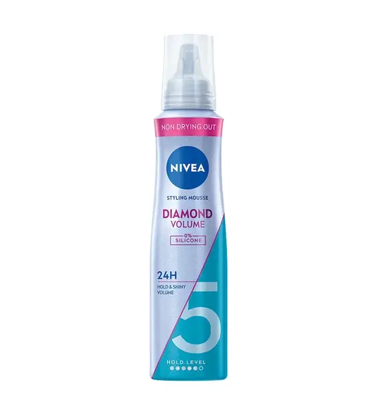 Nivea Diamond Volume pěnové tužidlo 150 ml