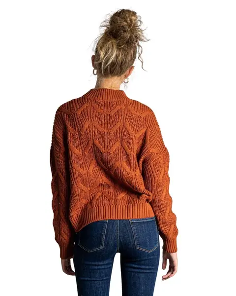 Oranžový svetr Only