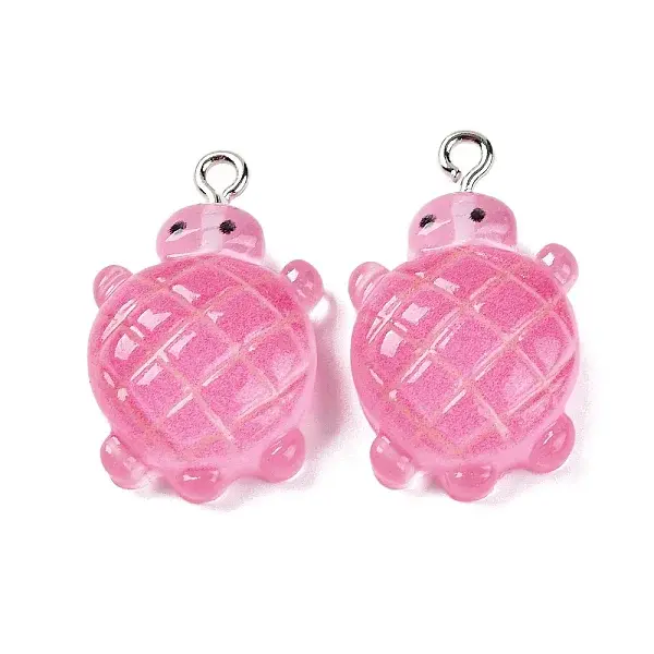 Gradient Color & Luminous Opaque Resin Pendants