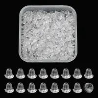 500Pcs Plastic Ear Nuts