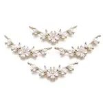 Brass Micro Pave Cubic Zirconia Links Connectors