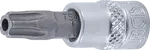BGS technic Hlavice zástrčné 1/4" Torx TS, pěticípé s otvorem (různé velikosti) - BGS Profil: Torx, Velikost: TS40