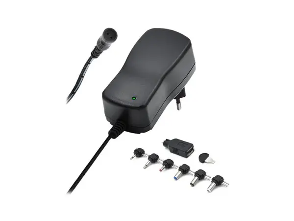 Adaptér napájecí 3-12V 2250mA GETI GPA25A - rozbaleno - mírně pomačkaný a roztržený obal