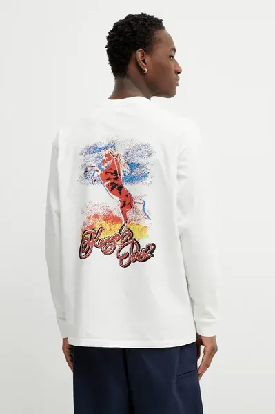 Bavlnené tričko s dlhým rukávom Kenzo