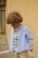 Dětská bavlněná košile Konges Sløjd WES SHIRT GOTS