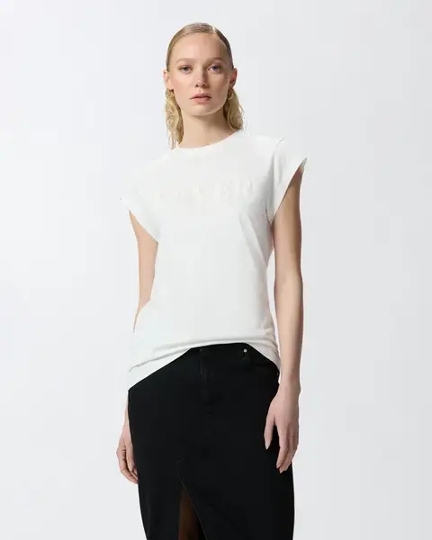 Bílé tričko Pinko s potiskem