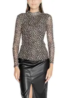 Leopardí halenka s rolákem