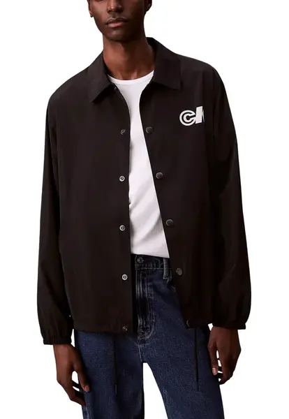 Čierna bunda Calvin Klein Jeans