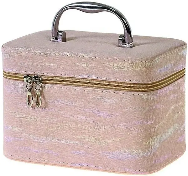 Kufřík M se zrcátkem na zip