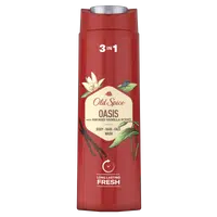 OLD SPICE Oasis Sprchový gel pro muže 3v1 pro dlouhotrvající svěžest s vůní kouřové vanilky 400 ml